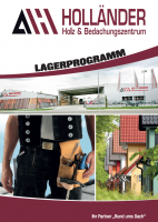 Holländer Deckblatt vom Lagerprogramm 2025